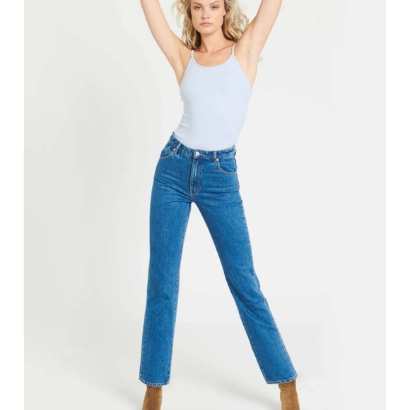 ROLLA'S High Rise Blue Jeans - Picture 2 of 9